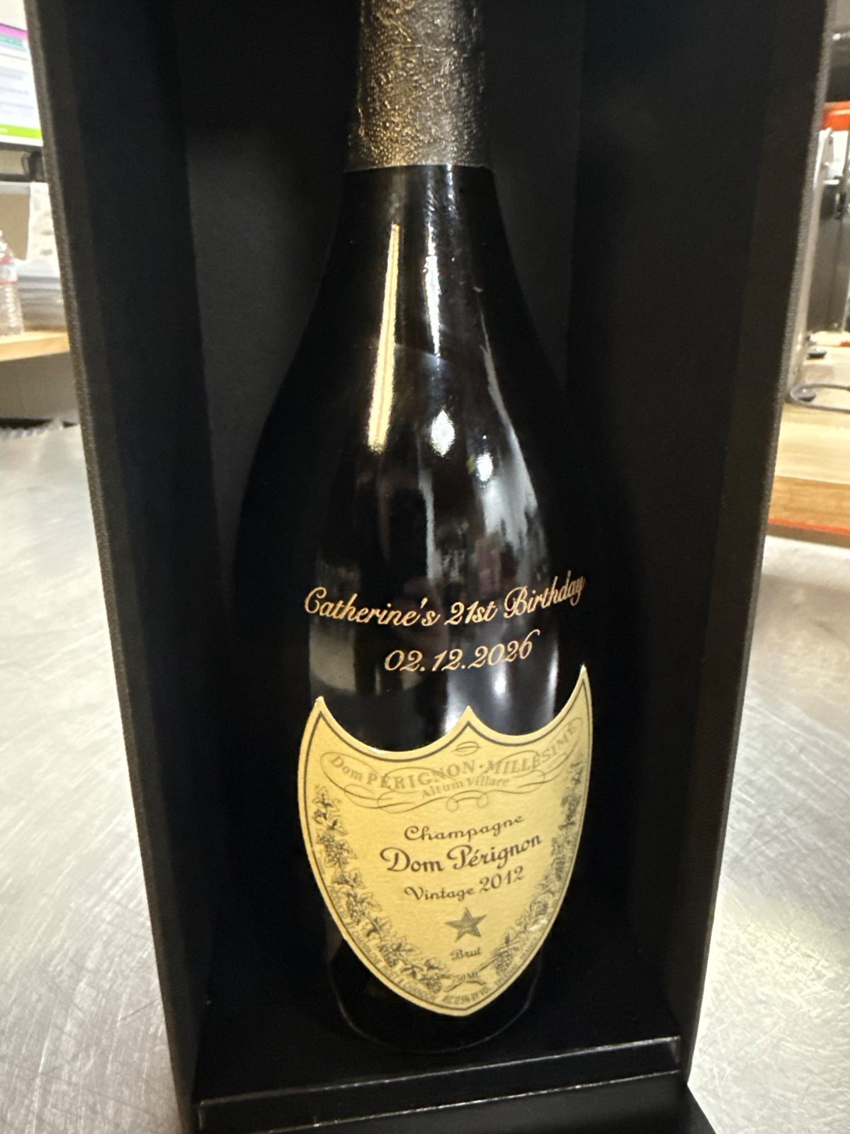 Finely Engraved anniversaries example