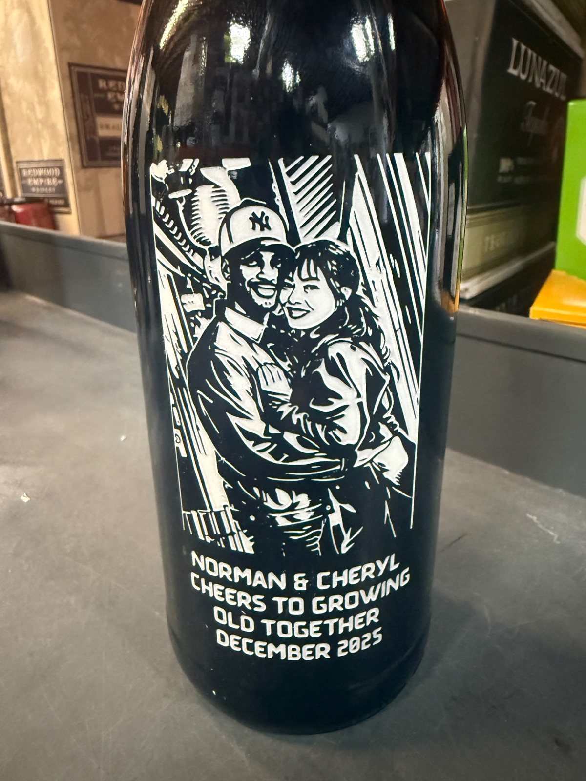 Finely Engraved special occasions example