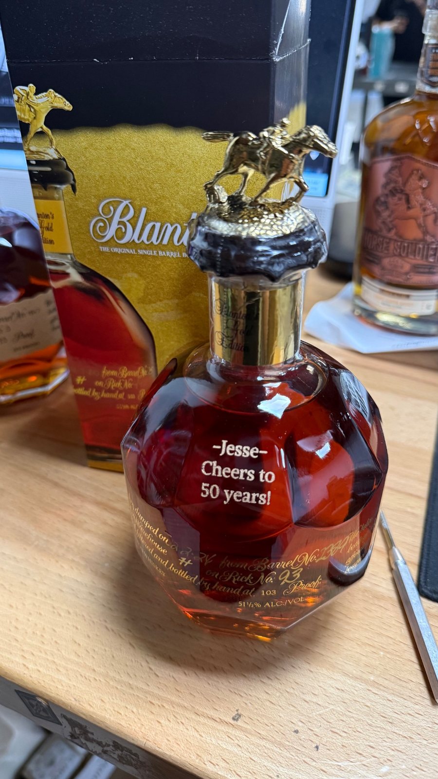 Finely Engraved special occasions example