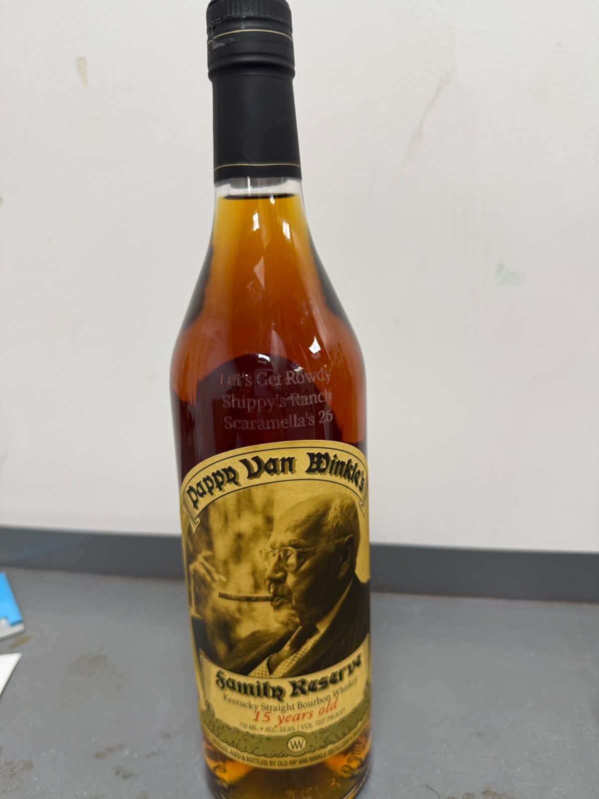 Finely Engraved special occasions example