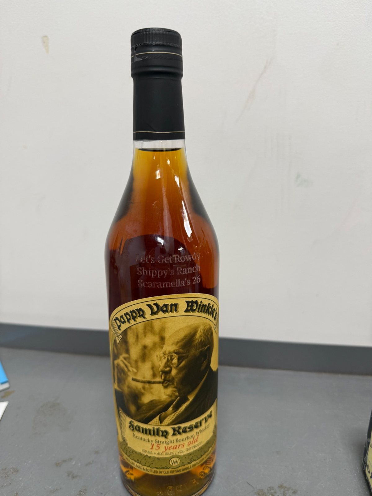 Finely Engraved special occasions example